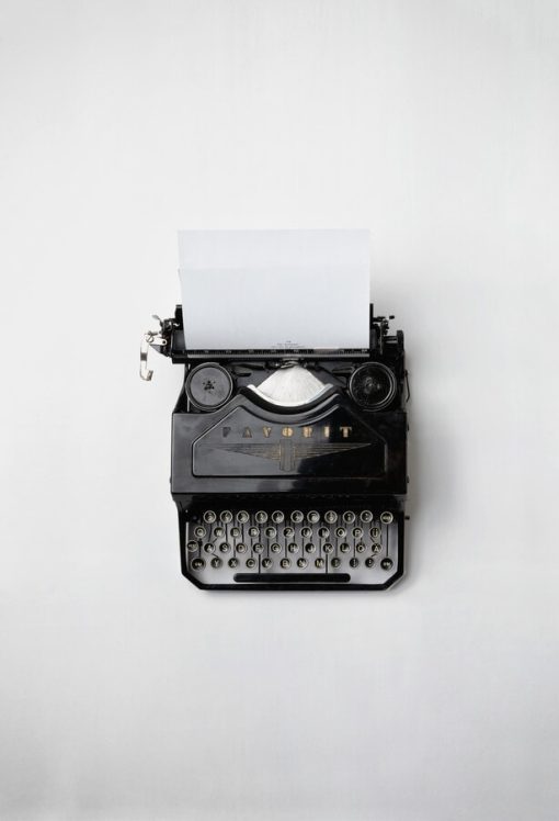 Writing Typing Keyboard Technology White Vintage 510x748